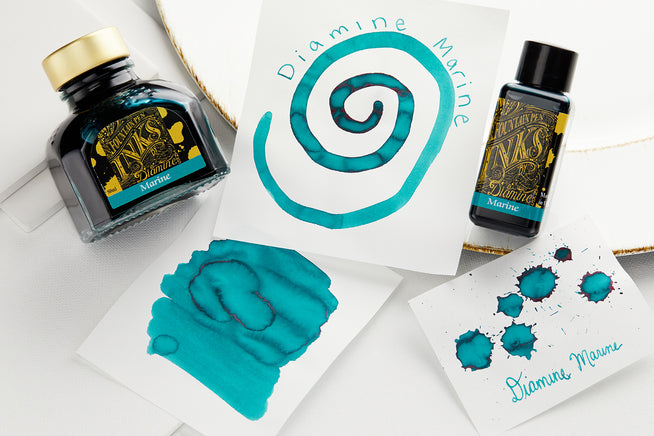 Diamine Marine fountain pen ink