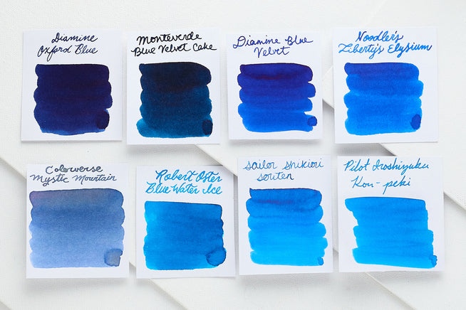 Blue Fountain Pen Ink