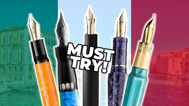 Drew, Italian flag, fountian pens, "fountain pens"