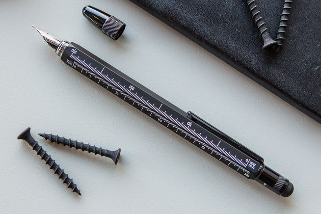 Monteverde Tool Fountain Pen Black on white background