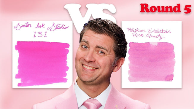Brian Goulet, pink ink swabs