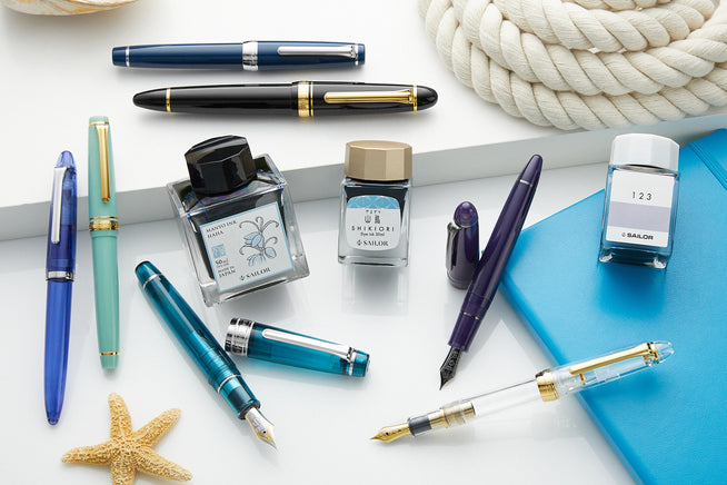 Sailor Fountain pens, inks, and accessories