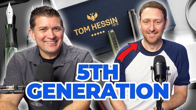 Brian Goulet and Charlie Stokbridge; Tom Hessin fountain pens
