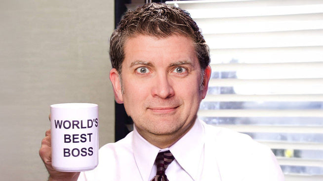 Brian Goulet, "world's best boss" mug