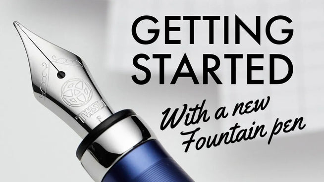 TWSBI 580ALR fountain pen nib with text on gray background