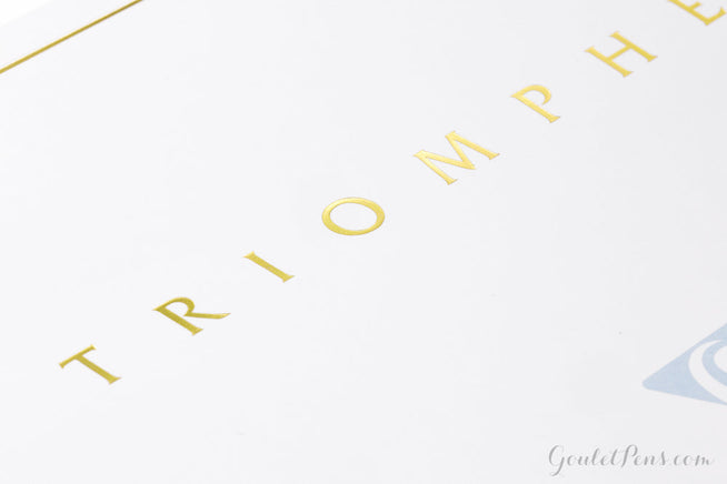 Clairefontaine Triomphe Stationery cover close up