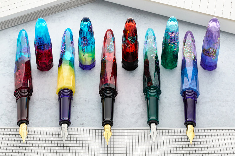 BENU Briolette Fountain Pen - Amethyst Tide