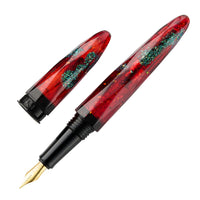 BENU Briolette Fountain Pen - Ruby Forest