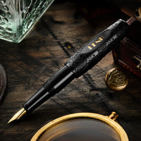 BENU Pixie Fountain Pen - Jolly Roger Black