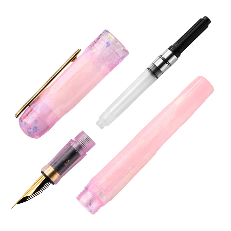 BENU Talisman Fountain Pen - Pink Opal