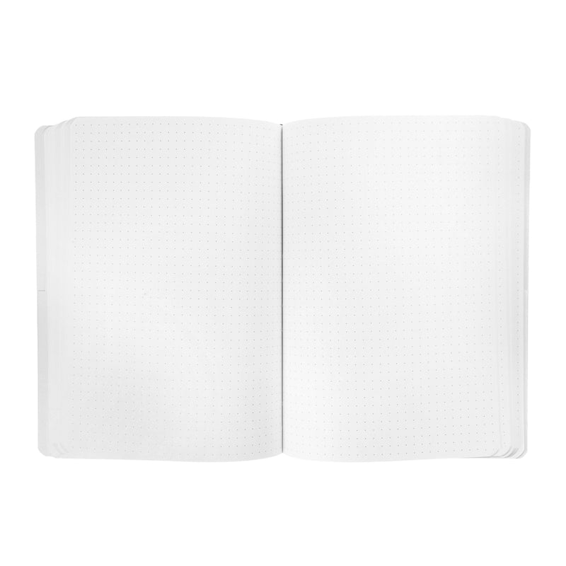 Clairefontaine Basic Clothbound A5 Notebook - Rose, Dot Grid