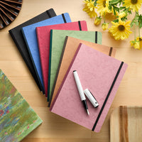 Clairefontaine Basic Clothbound A5 Notebook - Rose, Lined