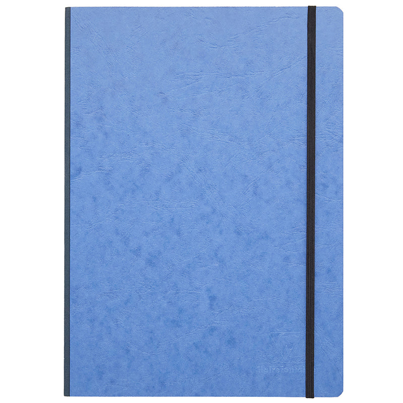 Clairefontaine Basic Clothbound A4 Notebook - Blue, Lined