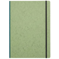 Clairefontaine Basic Clothbound A4 Notebook - Green, Lined
