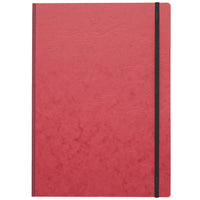Clairefontaine Basic Clothbound A4 Notebook - Red, Lined
