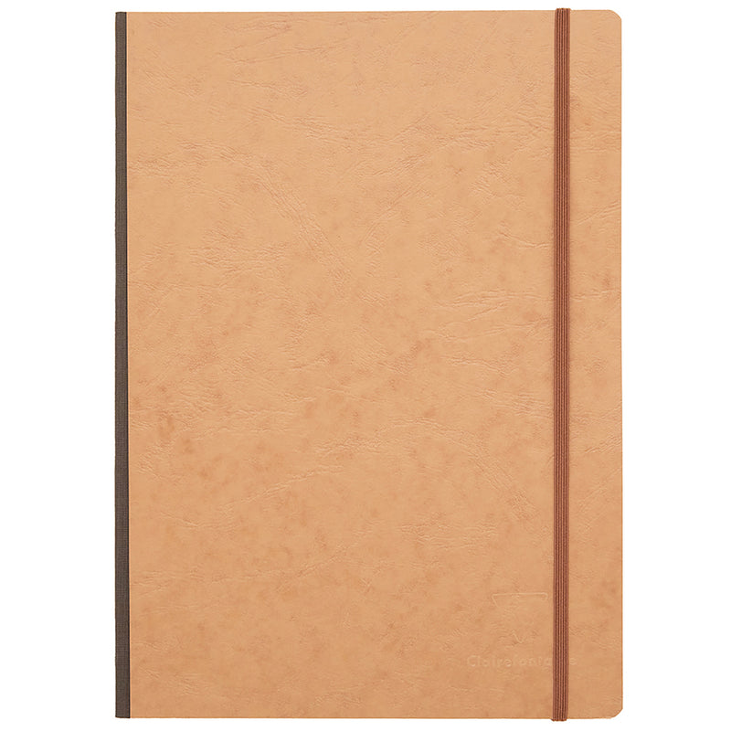 Clairefontaine Basic Clothbound A4 Notebook - Tan, Lined