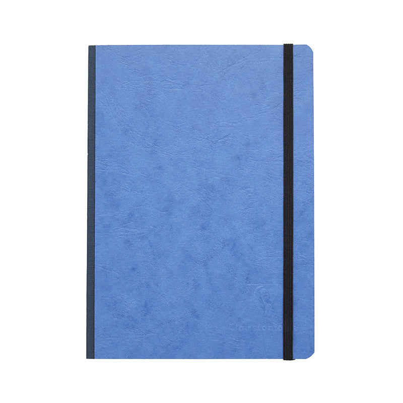 Clairefontaine Basic Clothbound A5 Notebook - Blue, Lined