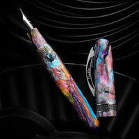 Conklin 1898 Fountain Pen - Primary Manipulation 4.5 Chrome (Limited Edition)