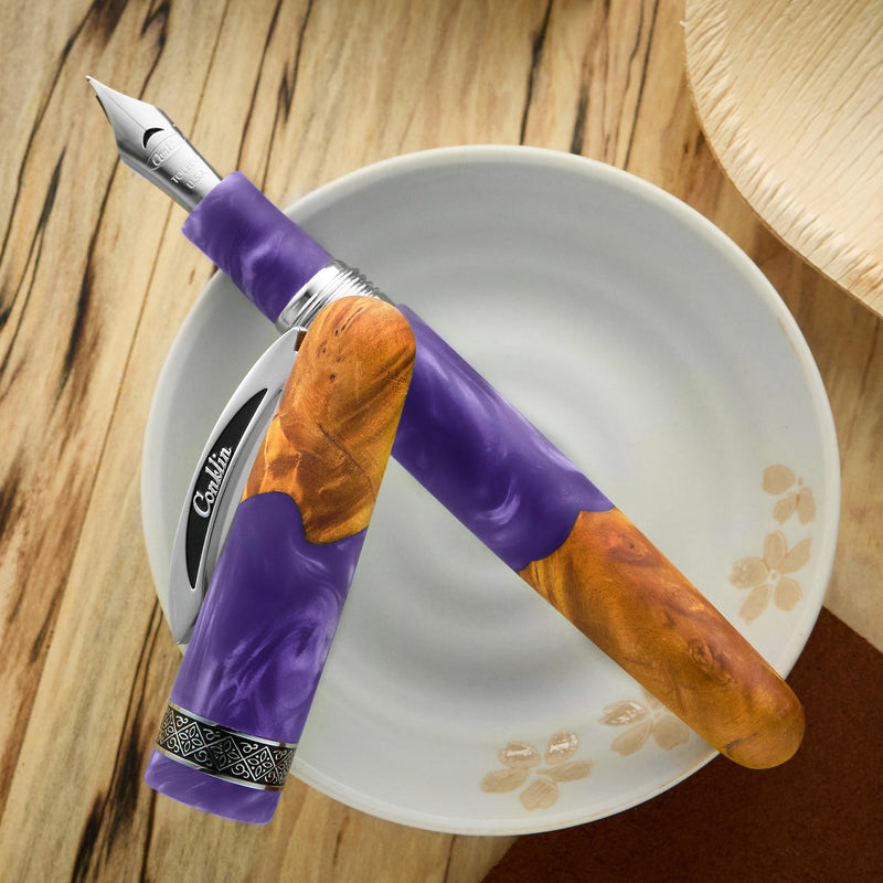 Conklin 1898 Fountain Pen - Spectra Fusion Purple (Limited Edition)