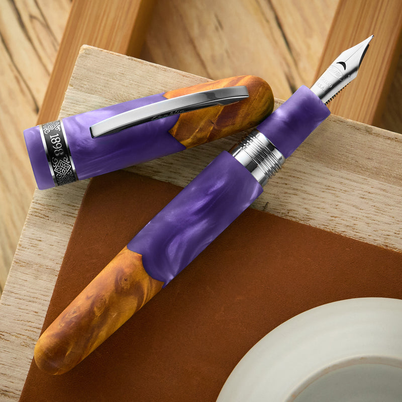 Conklin 1898 Fountain Pen - Spectra Fusion Purple (Limited Edition)