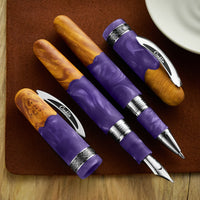 Conklin 1898 Fountain Pen - Spectra Fusion Purple (Limited Edition)