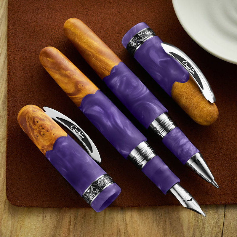 Conklin 1898 Fountain Pen - Spectra Fusion Purple (Limited Edition)