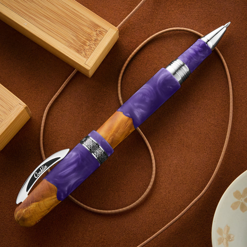 Conklin 1898 Gel Rollerball Pen  - Spectra Fusion Purple (Limited Edition)