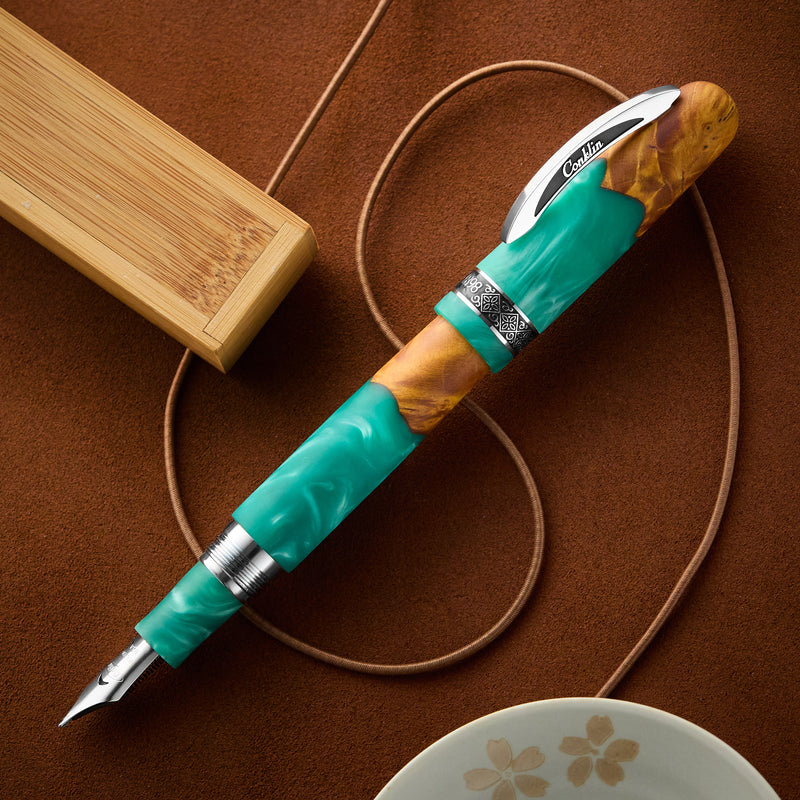 Conklin 1898 Fountain Pen - Spectra Fusion Teal (Limited Edition)