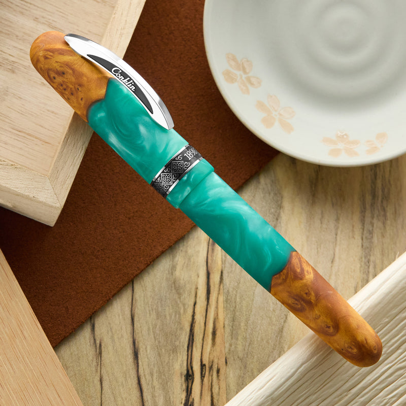 Conklin 1898 Fountain Pen - Spectra Fusion Teal (Limited Edition)