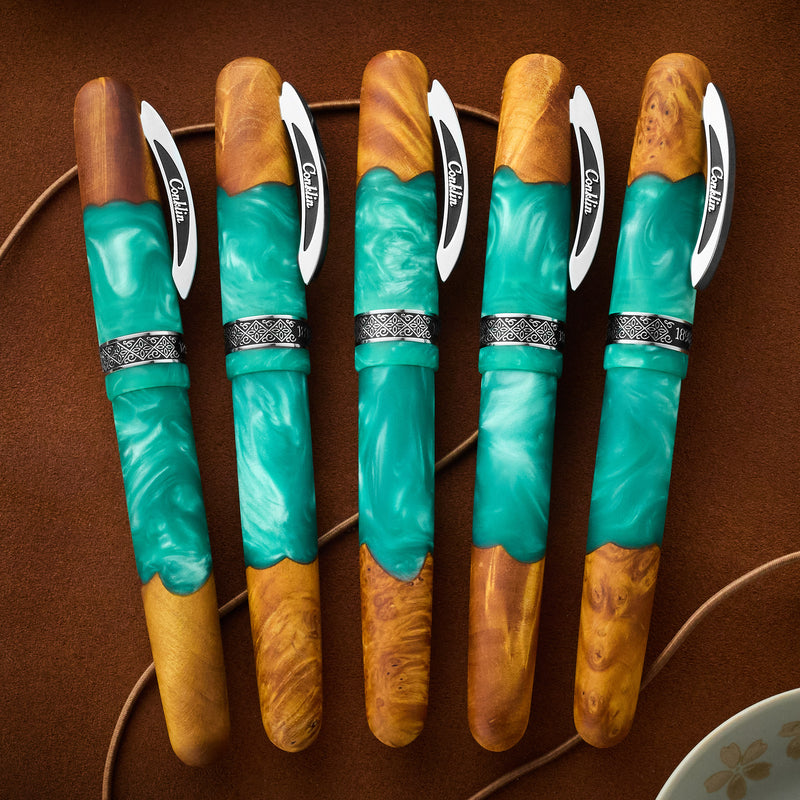 Conklin 1898 Fountain Pen - Spectra Fusion Teal (Limited Edition)