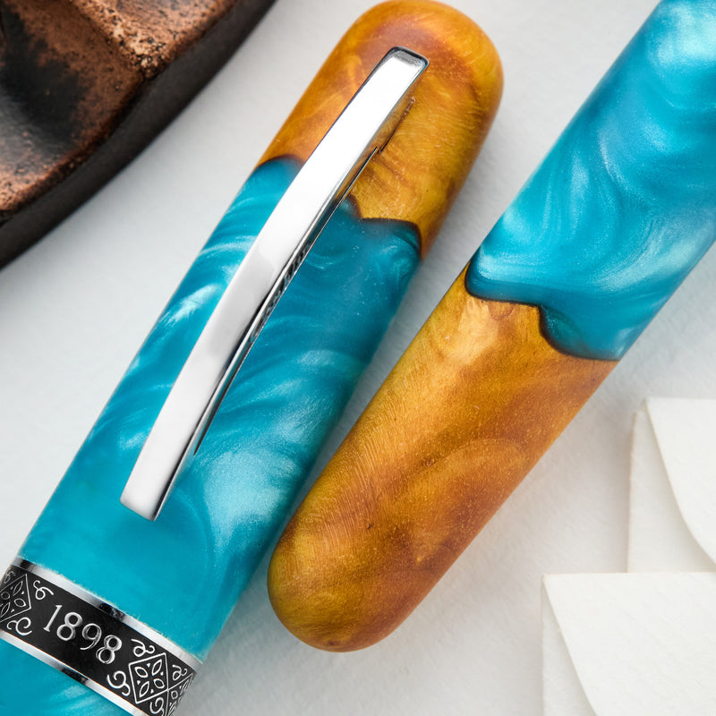Conklin 1898 Fountain Pen - Spectra Fusion Blue (Limited Edition)