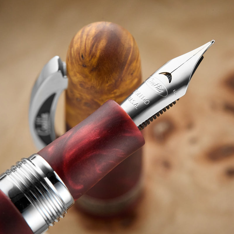 Conklin 1898 Fountain Pen - Spectra Fusion Burgundy (Limited Edition)