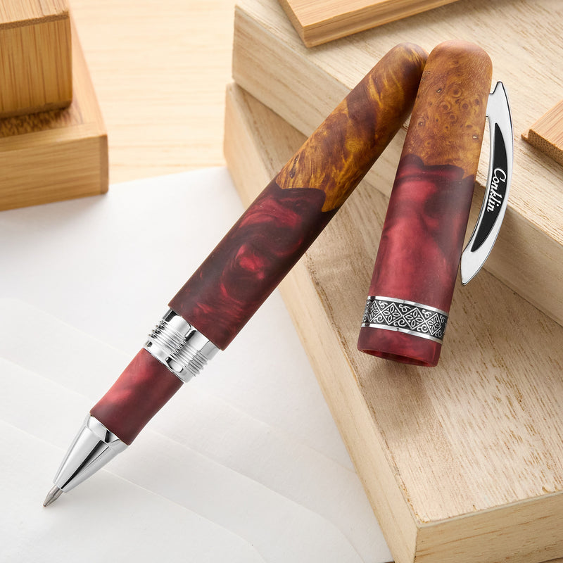 Conklin 1898 Gel Rollerball Pen - Spectra Fusion Burgundy (Limited Edition)
