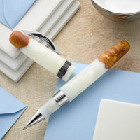 Conklin 1898 Gel Rollerball Pen - Spectra Fusion White (Limited Edition)