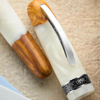 Conklin 1898 Gel Rollerball Pen - Spectra Fusion White (Limited Edition)