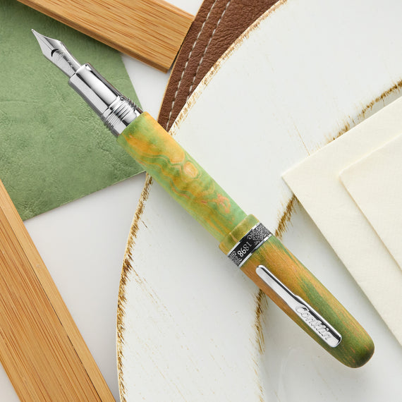 Conklin 1898 Fountain Pen - Stabilized Wood Matte Green (Limited Edition)