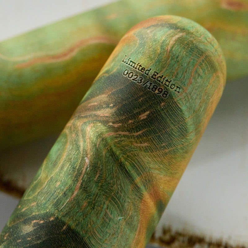 Conklin 1898 Gel Rollerball Pen - Stabilized Wood Matte Green (Limited Edition)