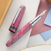 Conklin 1898 Fountain Pen - Stabilized Wood Matte Purple/Pink (Limited Edition)