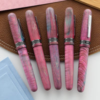 Conklin 1898 Gel Rollerball Pen - Stabilized Wood Matte Purple/Pink (Limited Edition)