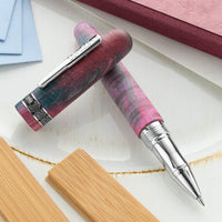 Conklin 1898 Gel Rollerball Pen - Stabilized Wood Matte Purple/Pink (Limited Edition)