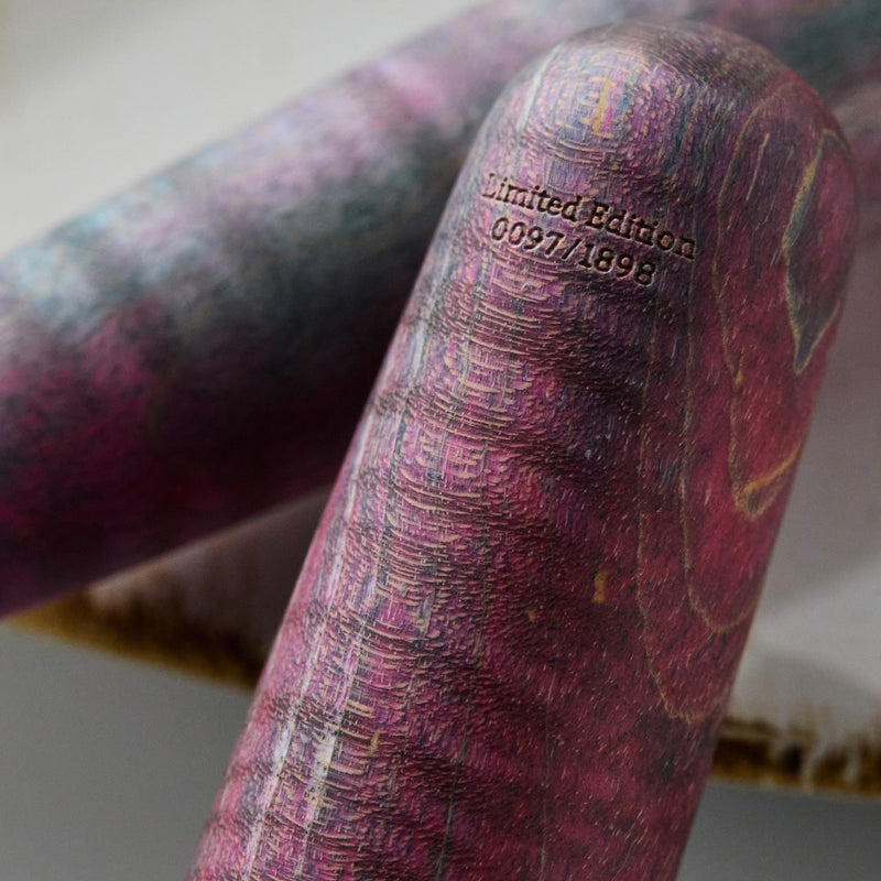 Conklin 1898 Gel Rollerball Pen - Stabilized Wood Matte Purple/Pink (Limited Edition)