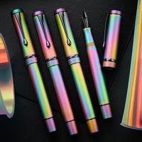 Conklin Duragraph Fountain Pen - Matte Rainbow PVD (Special Edition)