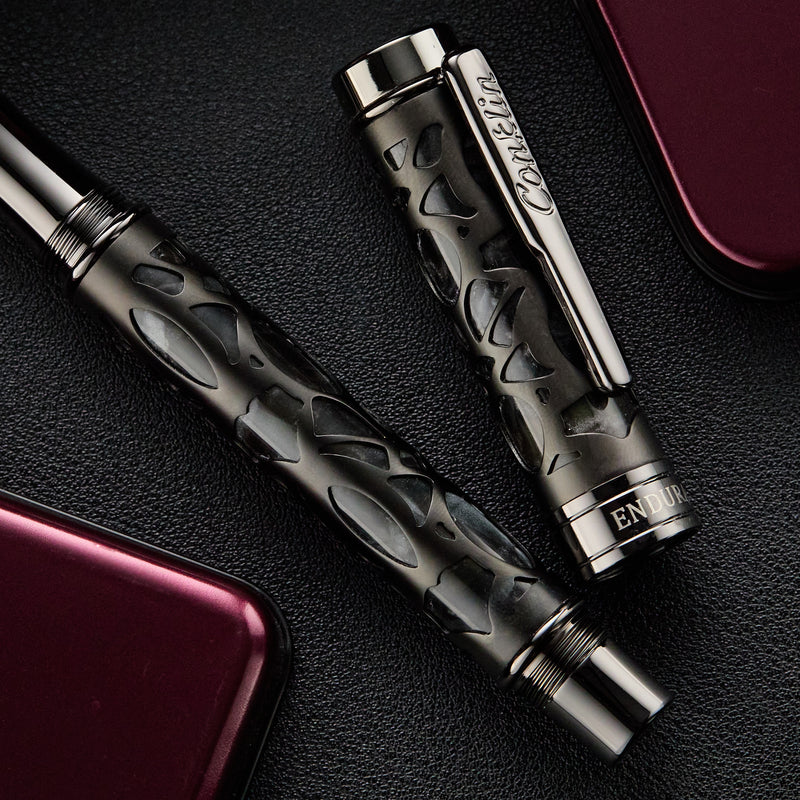 Conklin Endura Deco Crest Gel Rollerball Pen - Black (Limited Edition)