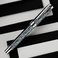 Conklin Endura Epoxy Nights Gel Rollerball -  Silver/Black (Special Edition)
