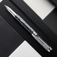 Conklin Endura Epoxy Nights Gel Rollerball -  Silver/Black (Special Edition)