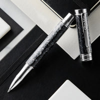 Conklin Endura Epoxy Nights Gel Rollerball -  Silver/Black (Special Edition)