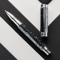 Conklin Endura Epoxy Nights Gel Rollerball -  Silver/Black (Special Edition)