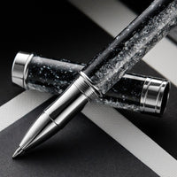 Conklin Endura Epoxy Nights Gel Rollerball -  Silver/Black (Special Edition)