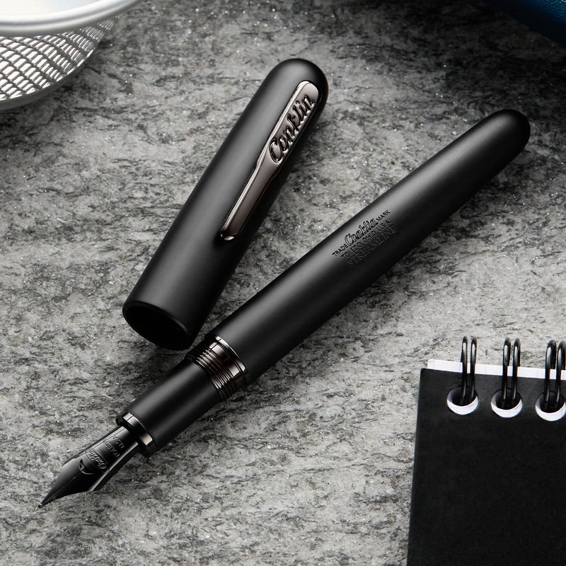 Conklin Streamline Fountain Pen - Matte Black / Gunmetal (Limited Edition)