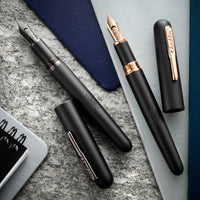 Conklin Streamline Fountain Pen - Matte Black / Gunmetal (Limited Edition)